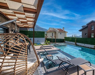 Fethiye Ölüdeniz'de Merkeze Yakın, Özel Havuzlu, Konforlu Villa - 5