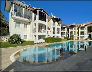 Fethiye Ölüdeniz'de Merkezi Konumda, Ortak Havuzlu, 2+1 Apart - 1