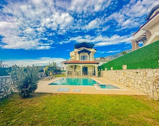 Fethiye Ölüdeniz'de Merkezi Konumda, Özel Havuzlu, 3+1 Villa - 5