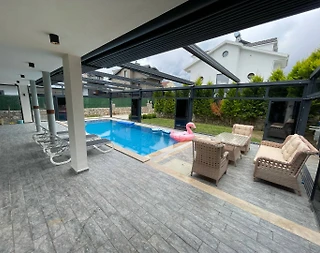 Fethiye Ölüdeniz'de Merkezi Konumda, Özel Havuzlu, Lüks Villa - 4