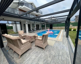 Fethiye Ölüdeniz'de Merkezi Konumda, Özel Havuzlu, Lüks Villa - 5