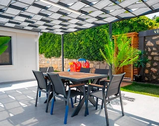 Fethiye Ölüdeniz'de Merkezi Konumda, Özel Havuzlu, Modern Villa - 5