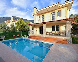 Fethiye Ölüdeniz'de Merkezi Konumda, Özel Havuzlu, Modern Villa - 3