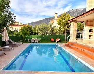 Fethiye Ölüdeniz'de Merkezi Konumda, Özel Havuzlu, Modern Villa - 5
