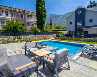 Fethiye Ölüdeniz'de Modern Tasarımlı, Özel Havuzlu, 8 Kişilik Villa - 3
