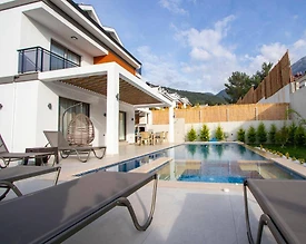 Fethiye Ölüdeniz'de Modern Tasarımlı, Özel Havuzlu, Ferah Villa - 3