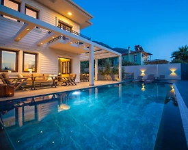 Fethiye Ölüdeniz'de Modern Tasarımlı, Özel Havuzlu, Lüks Villa - 3