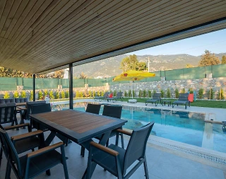 Fethiye Ölüdeniz'de Modern Tasarımlı, Özel Havuzlu, Merkezi Villa - 5