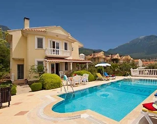 Fethiye Ölüdeniz'de Muhteşem Dağ Manzaralı,Özel Havuzlu, Kiralık Villa - 2