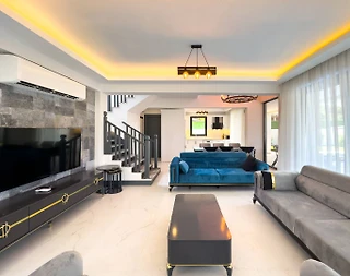 Fethiye Ölüdeniz'de Muhteşem Konumda, Özel Havuzlu, Modern Villa - 5