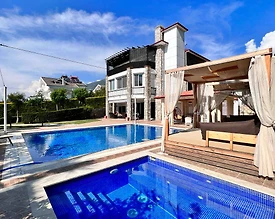 Fethiye Ölüdeniz'de Nefes Kesen Doğada, Özel Havuzlu, Konforlu Villa - 3