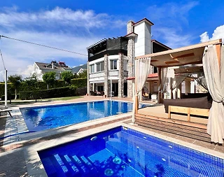 Fethiye Ölüdeniz'de Nefes Kesen Doğada, Özel Havuzlu, Konforlu Villa - 3