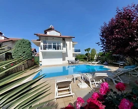 Fethiye Ölüdeniz'de Nezih Konumda, Özel Havuzlu, Ferah Villa - 2