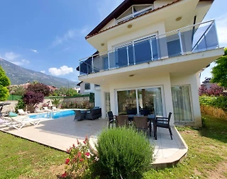 Fethiye Ölüdeniz'de Nezih Konumda, Özel Havuzlu, Ferah Villa - 5