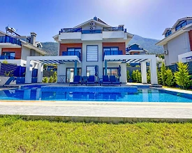 Fethiye Ölüdeniz'de Nezih Konumda, Özel Havuzlu, Kiralık Villa - 3