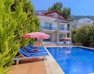 Fethiye Ölüdeniz'de Özel Havuzlu, 5+1, Müstakil, Kiralık Villa - 1