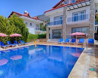 Fethiye Ölüdeniz'de Özel Havuzlu, 5+1, Müstakil, Kiralık Villa - 4