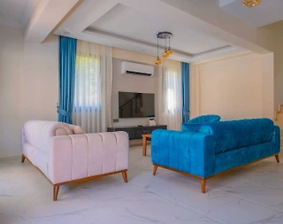 Fethiye Ölüdeniz'de Sakin Konumda, Özel Havuzlu, Konforlu Villa - 5