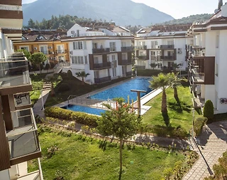 Fethiye Ölüdeniz'de Site İçerisinde, Ortak Havuzlu, Modern Apart - 1
