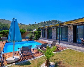 Fethiye Ölüdeniz'de Site İçerisinde, Özel Havuzlu, 3+1 Villa - 2