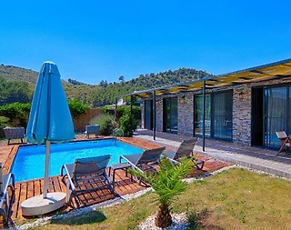 Fethiye Ölüdeniz'de Site İçerisinde, Özel Havuzlu, 3+1 Villa - 2