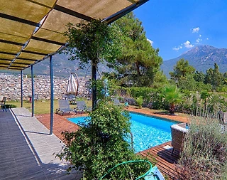 Fethiye Ölüdeniz'de Site İçerisinde, Özel Havuzlu, 3+1 Villa - 4