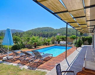 Fethiye Ölüdeniz'de Site İçerisinde, Özel Havuzlu, 3+1 Villa - 5