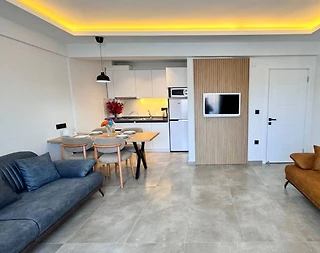 Fethiye Ölüdeniz'de Tesis İçerisinde, Ortak Havuzlu, Konforlu Suit - 5