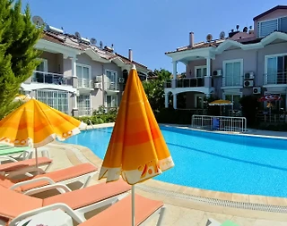 Fethiye Ölüdeniz'de Nezih Konumda, Ortak Havuzlu, Kiralık Suite - 3