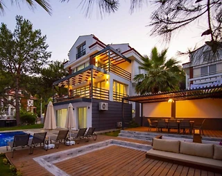 Fethiye Ölüdeniz'de Yemyeşil Doğada, Özel Havuzlu, Merkezi Villa - 2