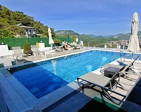 Fethiye Ölüdeniz'de Yeşillikler İçerisinde, Özel Havuzlu, Ferah Villa - 2