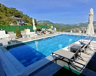 Fethiye Ölüdeniz'de Yeşillikler İçerisinde, Özel Havuzlu, Ferah Villa - 2