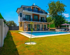 Fethiye Ölüdeniz'de Yeşillikler İçerisinde, Özel Havuzlu, Ferah Villa - 2