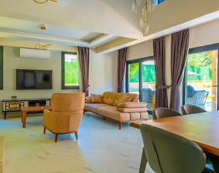 Fethiye Ölüdeniz'de Yeşillikler İçerisinde, Özel Havuzlu, Ferah Villa - 3
