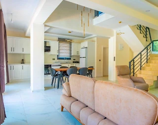 Fethiye Ölüdeniz'de Yeşillikler İçerisinde, Özel Havuzlu, Ferah Villa - 5