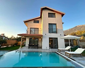 Fethiye Ölüzdeniz'de Bohem Tasarımlı, Özel Havuzlu, Lüks Villa - 2