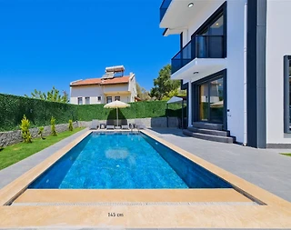 Fethiye Ölüdeniz'de Modern Tasarımlı, Özel Havuzlu, Jakuzili Villa - 4
