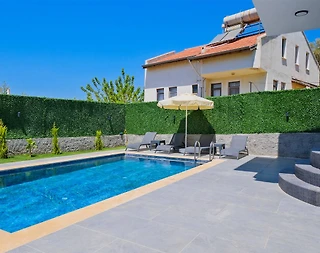 Fethiye Ölüdeniz'de Modern Tasarımlı, Özel Havuzlu, Jakuzili Villa - 5
