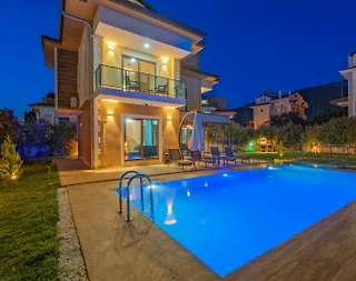 Fethiye Ölüdeniz'de Elverişli Konumda, Özel Havuzlu, Lüks Villa - 3