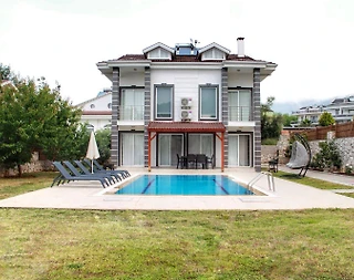 Fethiye Ölüdeniz'de Nezih Konumda, Özel Havuzlu, Konforlu Villa - 5