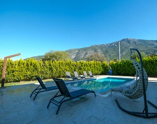 Fethiye Ölüdeniz'de Nezih Konumda, Özel Havuzlu, Lüks Villa - 5