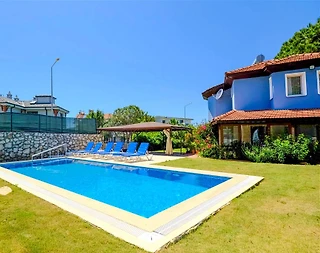 Fethiye Ölüdeniz'de Yemyeşil Bahçeli, Özel Havuzlu, Şık Villa - 4