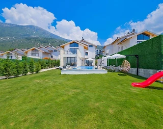 Fethiye Ölüdeniz'de Kalabalık Ailelere Uygun, Özel Havuzlu, Şık Villa - 5