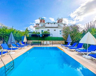 Fethiye Ovacık'ta Kalabalık Ailelere Uygun, Özel Havuzlu, Şık Villa  - 2