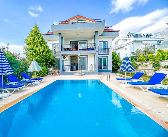 Fethiye Ovacık'ta Kalabalık Ailelere Uygun, Özel Havuzlu, Kiralık Villa - 1