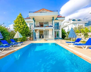 Fethiye Ovacık'ta Kalabalık Ailelere Uygun, Özel Havuzlu, Şık Villa  - 4