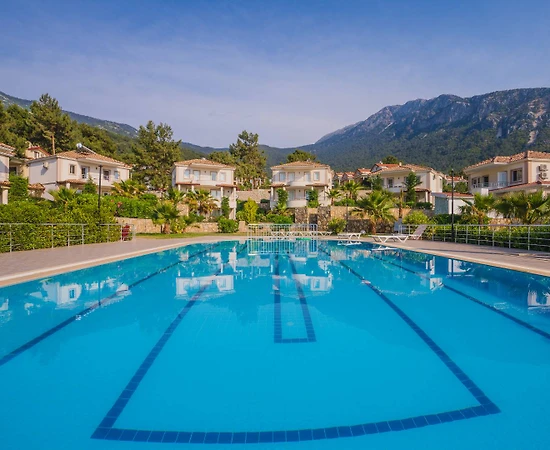 Fethiye Ölüdeniz'de Site İçerisinde, Ortak Havuzlu, Modern Villa - 1