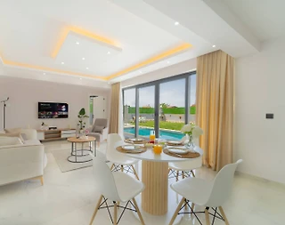  Fethiye Pazaryeri'nde Merkezi Konumda, Özel Havuzlu, Modern Villa - 5