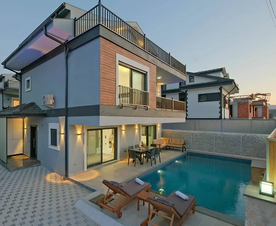 Muğla Seydikemer'de Nezih Konumda, Özel Havuzlu, Tatil Villası - 1