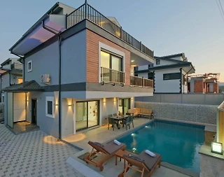 Muğla Seydikemer'de Nezih Konumda, Özel Havuzlu, Tatil Villası - 1